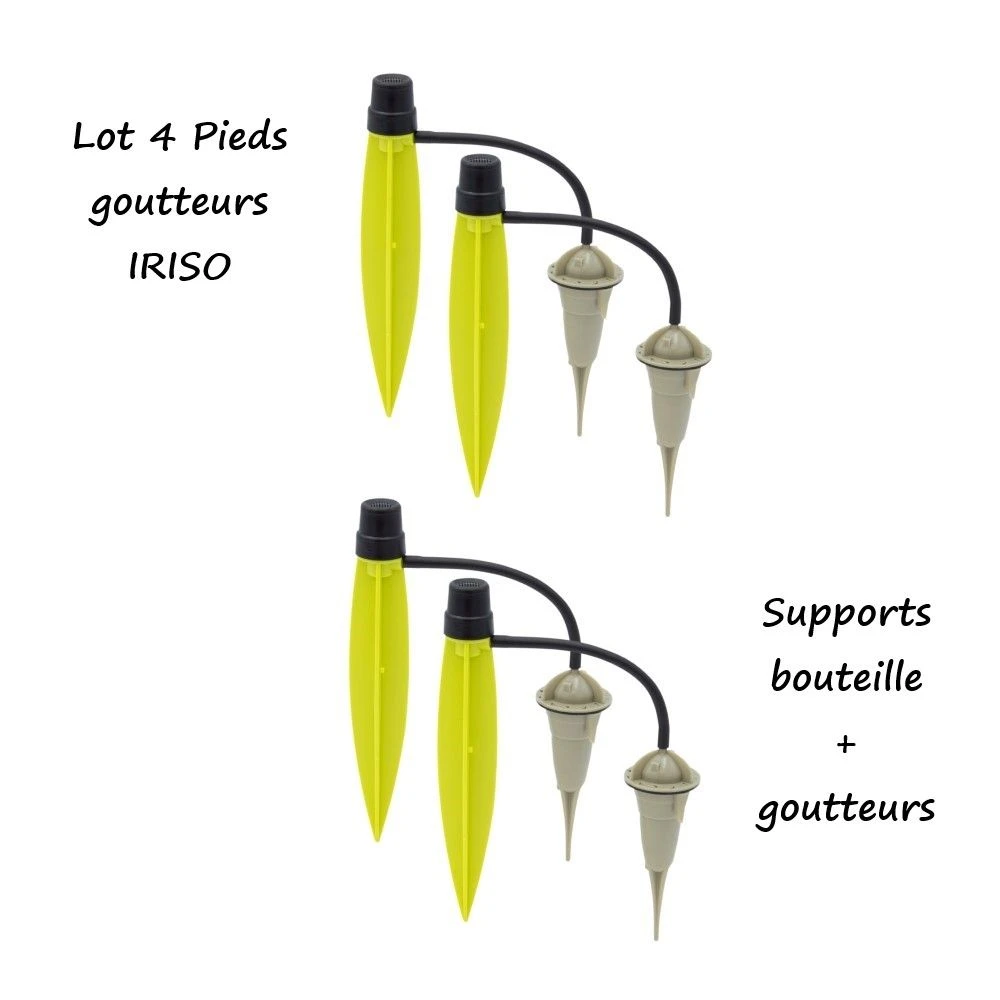 Lot De 4 Pieds Goutteurs IRISO ® 2 Lot De 4 Pieds Goutteurs IRISO ® – Image 2