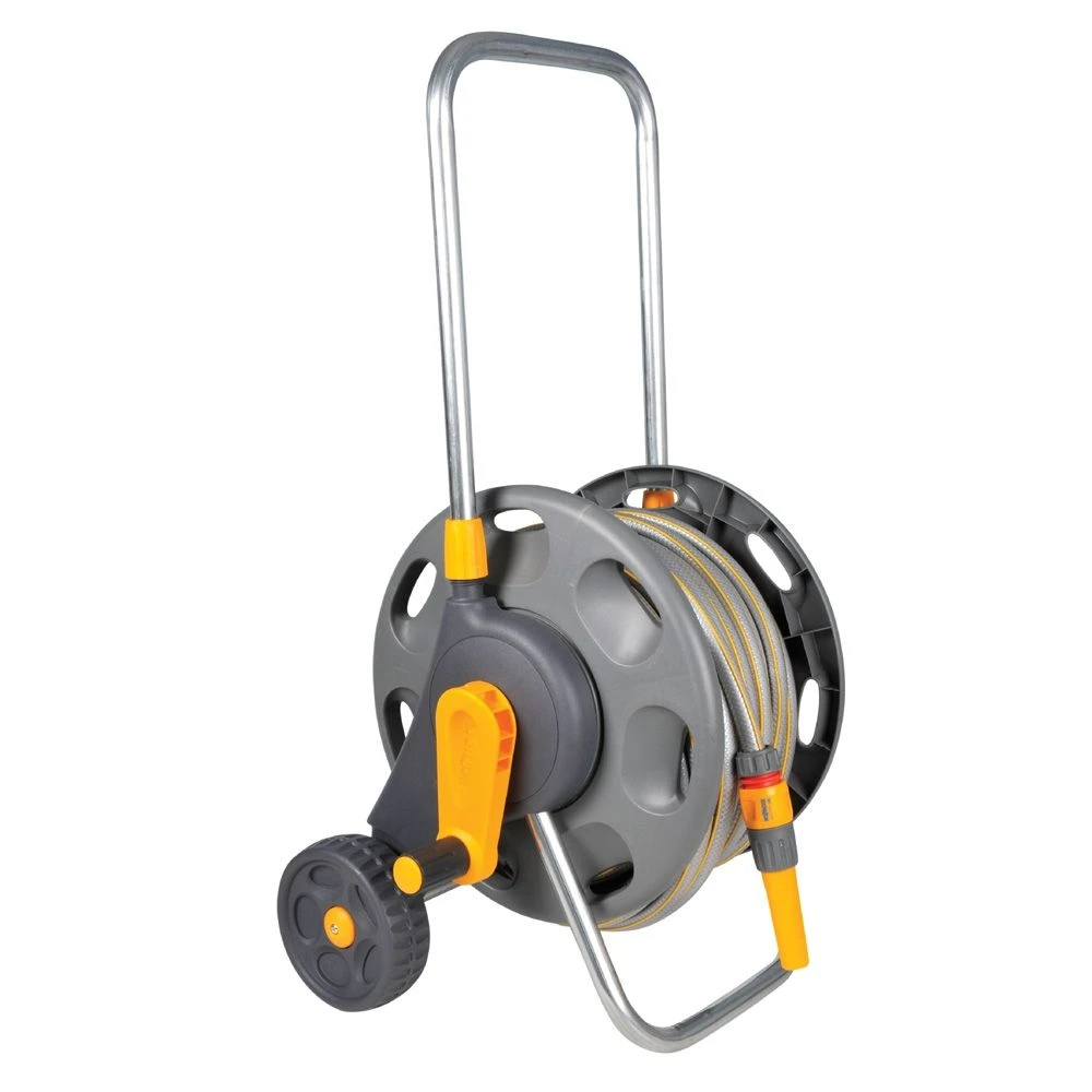 Dévidoir Chariot D’arrosage + 20 M De Tuyau 2 Dévidoir Chariot D’arrosage + 20 M De Tuyau – Image 2