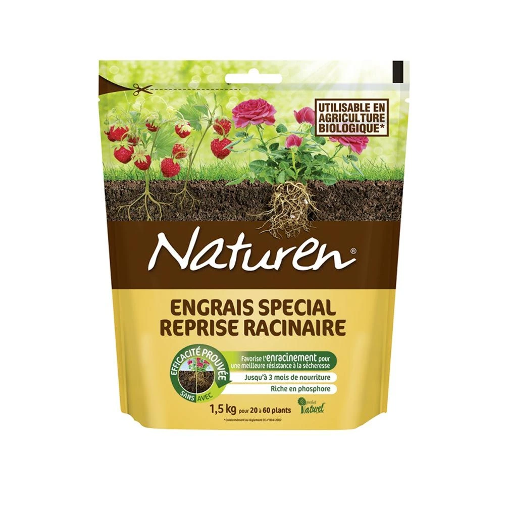Engrais Spécial Reprise Racinaire L'étui De 1.5kg 1 Engrais Spécial Reprise Racinaire L'étui De 1.5kg