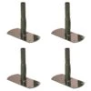 Lot De 4 Pieds à Fixer Pour Arche Double Décor Losange Ou Décor Romantique H 120mm