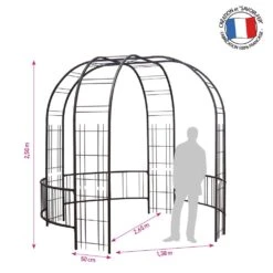 Kiosque Premium Decor Treillage -Jardin Entretien Magasin 9270b kiosque premium decor treillage moulin t1000