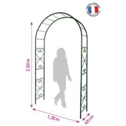 Arche Décor Romantique H 2.50m X P 40cm X L 1.30m -Jardin Entretien Magasin 9272a arche decor romantique t1000