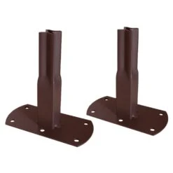 Lot De 2 Pieds à Visser Pour Arche, Pergola Et Kiosque Premium