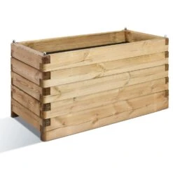 Bac En Pin Rectangulaire Olea 100