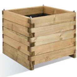 Bac En Pin Carré Olea -Jardin Entretien Magasin 9644 9625 bac en pin carre olea 60cm t1000