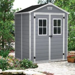 Abri De Jardin Résine Premium 65DPF Gris