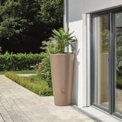 Kit Réservoir D’eau 2 En 1 Vaso 220 Litres 6 Kit Réservoir D’eau 2 En 1 Vaso 220 Litres -Jardin Entretien Magasin 9671 vaso 220l taupe en situation 02 t1000