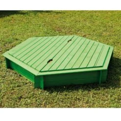 Bac à Sable Hexagonal + Couvercle -Jardin Entretien Magasin 9767b taille1000